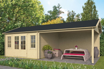  Tuindeco | Tuinhuis Kwaspa met Overkapping 206353-31